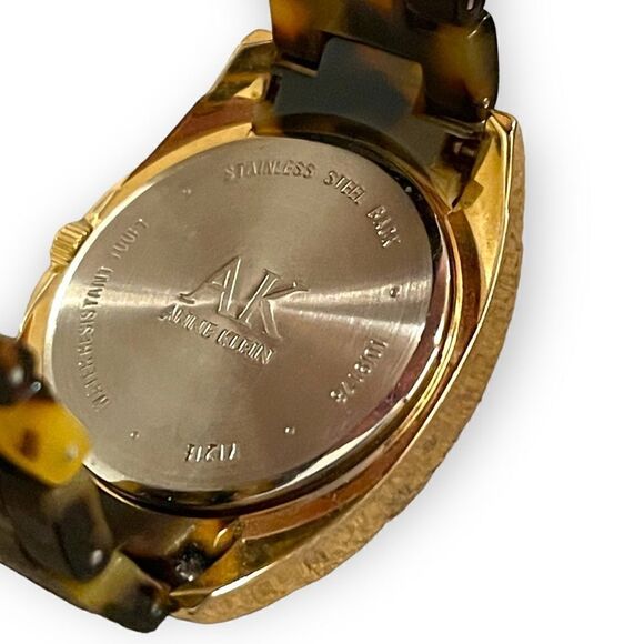 Anne Klein Gold Tone Swarovski Crystal Faux Tortoise Band (10/9178) Watch - Picture 11 of 14